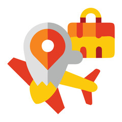 Customizable Travel Logo Vector Illustration