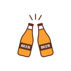 Beer Bottle Icon offers a clean and vibrant graphic, ideal for showcasing refreshing beverages, drink promotions, and casual dining experiences
