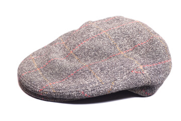 Woolen cap isolated on white