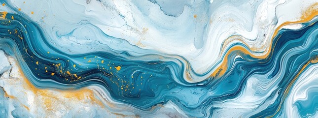 Obraz premium Vibrant Abstract Painting with Fluid Acrylics