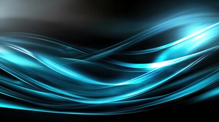 Naklejka premium A photostock-style background image with a technology theme,. The color scheme is dominated by shades of blue and black, creating a sleek and modern look.