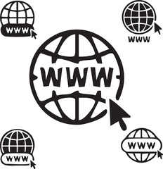 Website vector|Web development vector|Programming vector|Web graphics vector|Corporate website vector|Web hosting vector design icon symbol