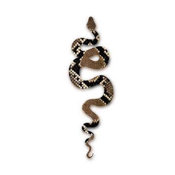 Tattoo snake.Isolated illustration. Traditional Tattoo Old School Tattooing Style Ink. Snake silhouette illustration. 