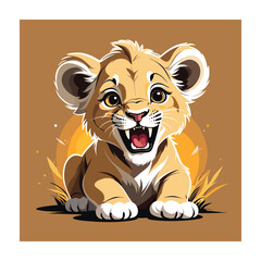 Baby animals vector illustration