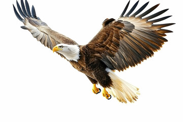 Obraz premium Majestic Bald Eagle Illustration