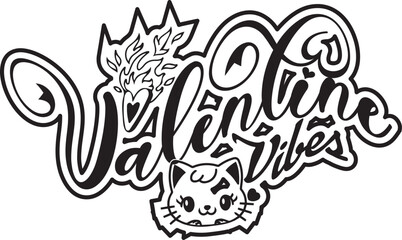 Valentine Vibes t shirt vector Design, Graphic and illustration
