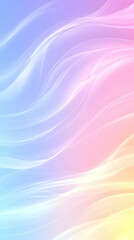 Fototapeta premium Pastel Wave Abstract Background Illustration