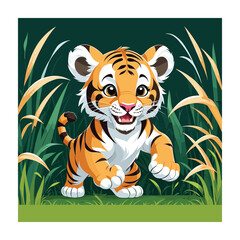 Baby animals vector illustration