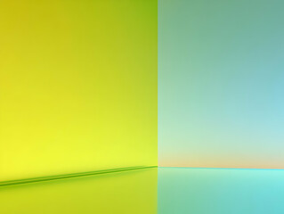 Naklejka premium Abstract 3D Green Gradient Background