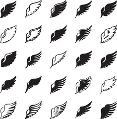 seamless pattern with feathers art of illustration