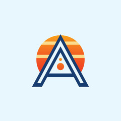 Elegant A Letter Logo Template
