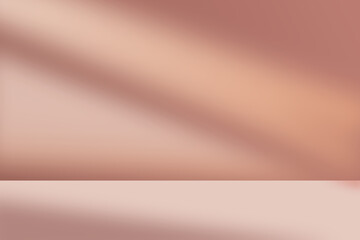 Soft Peach Gradient Background with Warm Tones for Product Display.