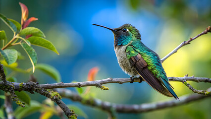 Fototapeta premium hummingbird on a branch