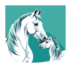 Baby animals vector illustration