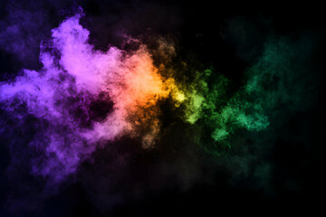 Naklejka premium Abstract Color Smoke Background Image
