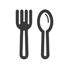 Cutlery Icon Vector Art.