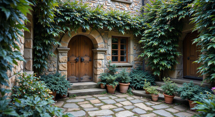 old stone house