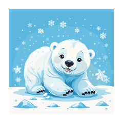 Baby animals vector illustration