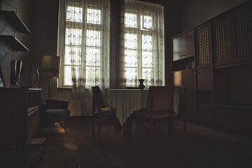 Interior of an old abandoned house - Verlassener Ort - Beatiful Decay - Verlassener Ort - Urbex / Urbexing - Lost Place - Artwork - Creepy - High quality photo	