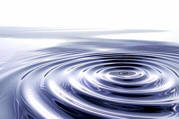 Ripples in water creating a distortion effect on the surrounding environment.