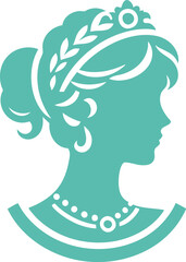 Collectible Victorian Cameo for Historical Branding
