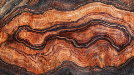 The intricate texture of exotic Ayous wood veneer showcasing its unique grain patterns and chaotic yet beautiful design symbolizing natural elegance, artistic expression, and organic harmony in design