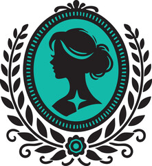 Sophisticated Cameo Silhouette for Elegant Projects
