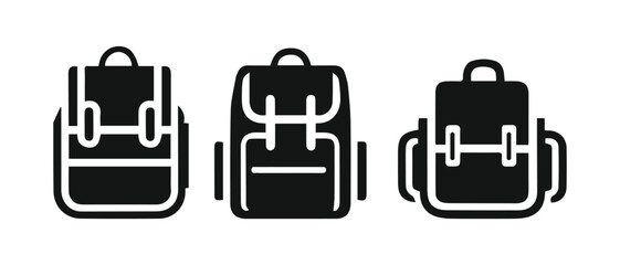 Backpack Icon symbol Graphics vector illustration