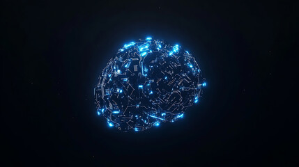Naklejka premium Exploring neural connectivity digital realm 3d visualization cybernetic environment abstract perspective intelligence concept