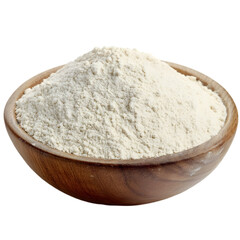 Wooden Bowl of White Flour  Baking Ingredient  Cooking  Kitchen  Food Photography