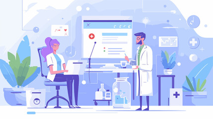 Electronic Healthcare Patient Health Record Doctor Hel