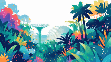 Spectacular Gardens by the Bay Singapore Cloud Forest in June 27, 2019