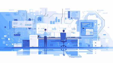 Professional Engineers Consolidating and Structuring Data in Central Space