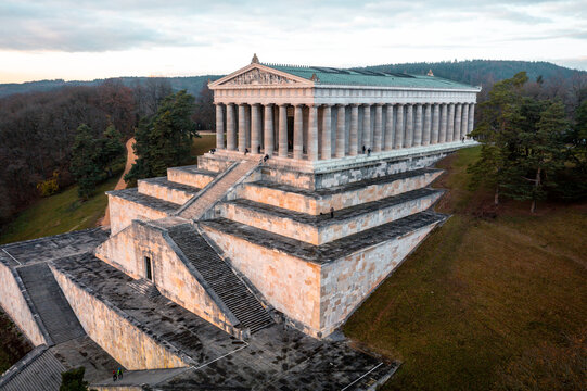 Walhalla Donaustauf near Regensburg on the Danube in Bavaria Germany