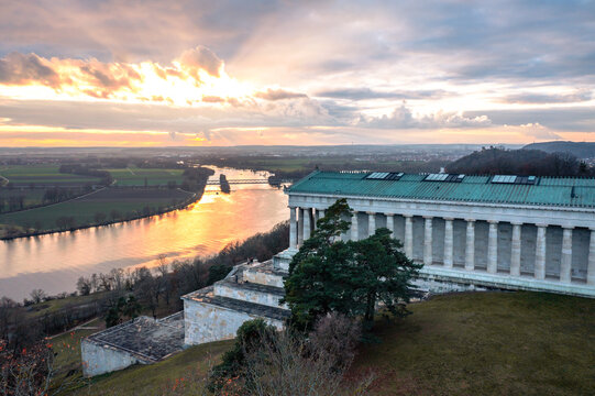 Walhalla Donaustauf near Regensburg on the Danube in Bavaria Germany