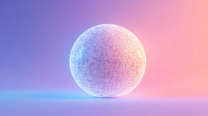Dynamic sphere visualization digital realm 3d graphics futuristic environment high-resolution viewpoint abstract concept
