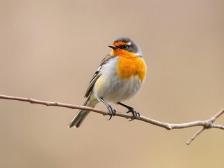 robin on a branch