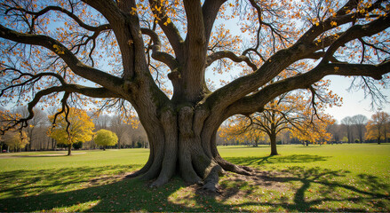 Obraz premium autumn in the park