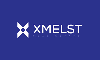X Real estate logo realtor logo property logo design vector template