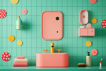 Reuse A pastel-themed reusable soap dispenser designed for modern homes, showcasing a sleek appearance and eco-friendly functionality for daily use.