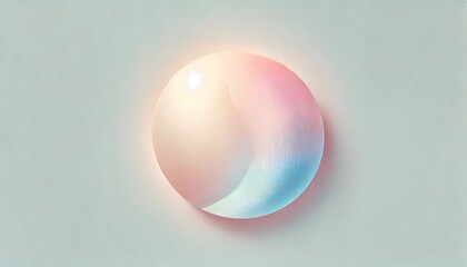 Picture with minimalist, abstract, Light pastel paper background with a smooth satin texture and gentle curves. .Generative AI)