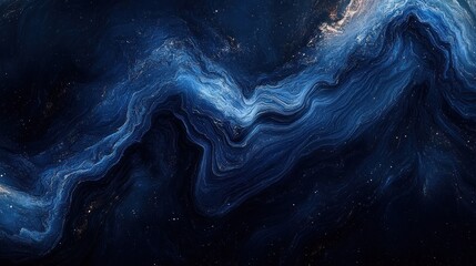 Dark blue abstract marble texture background.