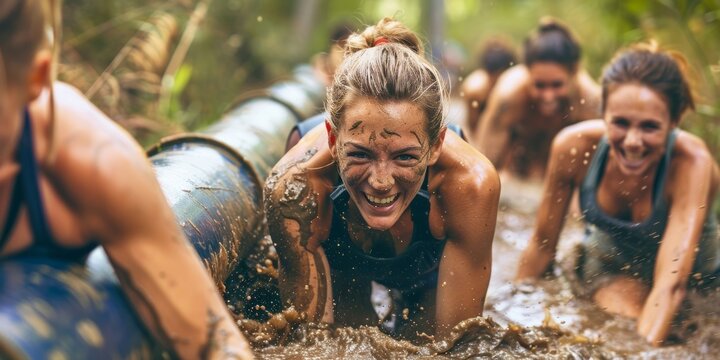 Muddy Obstacle Course: Women Conquer Challenge - Powered by Adobe