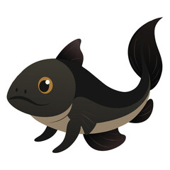 A  marine fish vector illustration 
