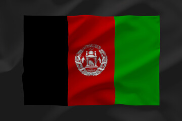 Fototapeta premium AFGANISTAN FLAG