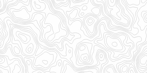 White topography topology vector white background fresh contour map texture. white seamless pattern Abstract background with a wave Topography and geography map grid abstract backdrop.