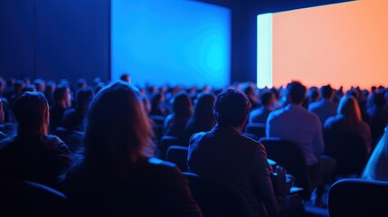The Audience in Bright Colors