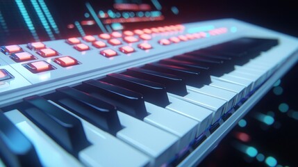 Synth Keyboard:  Digital Music Production