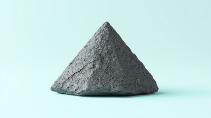 Minimalist geometric shapes A basalt prism in observatory