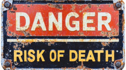 Fototapeta premium The Danger Risk of Death